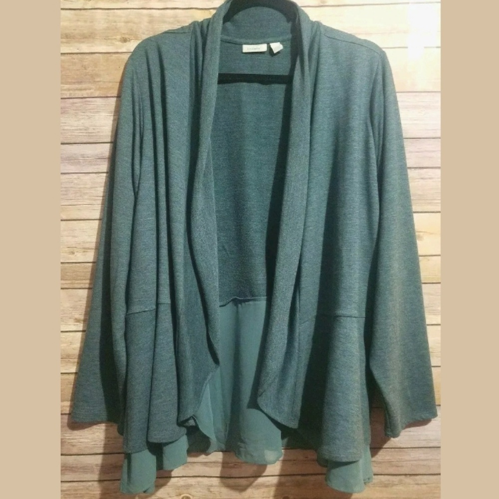 LOGO Lounge Open Front Cardigan Women's Plu8ll S)i - Picture 1 of 6